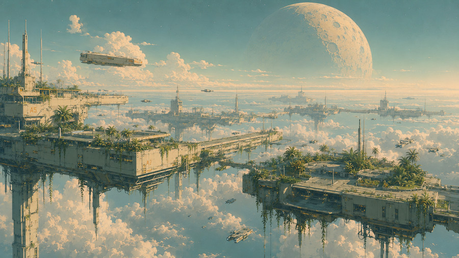 Plataformas flotantes de tránsito orbital